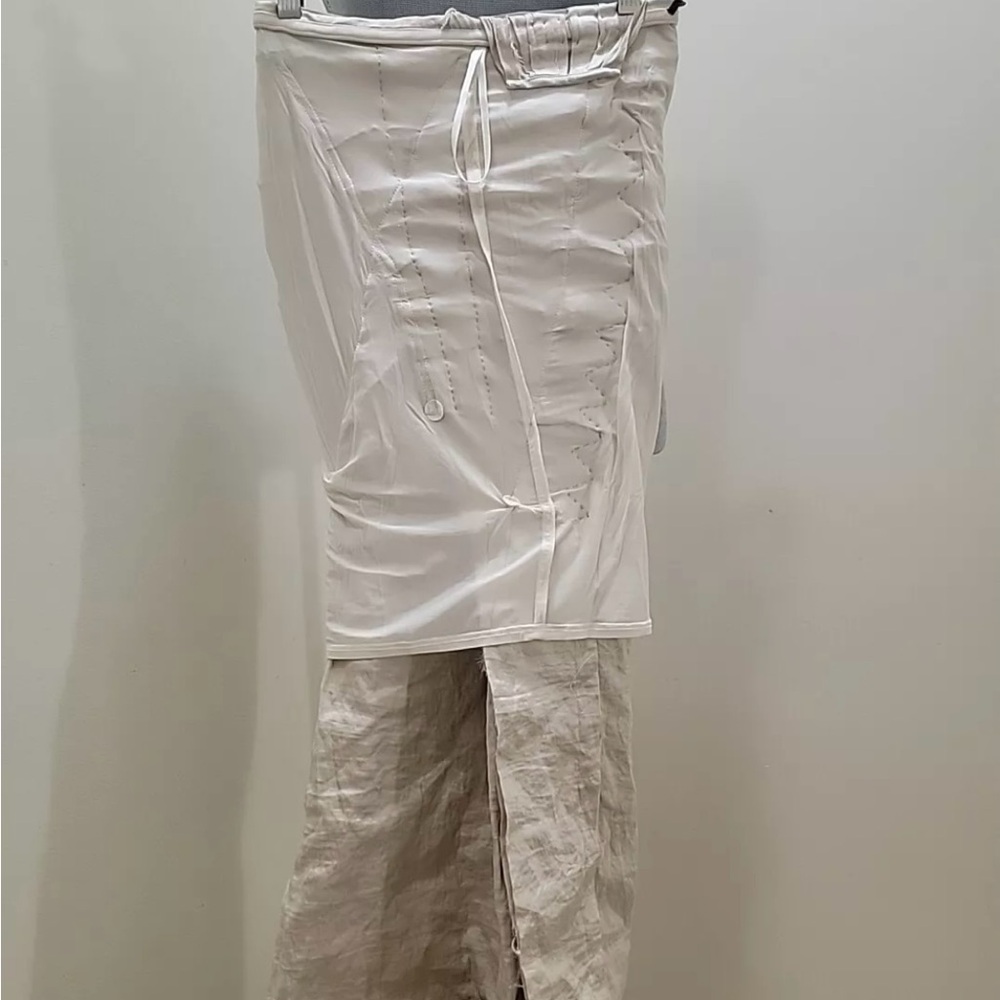 Donna Karan Sz US 4, GB 6 Ecru Silk Skirt - Picture 14 of 16